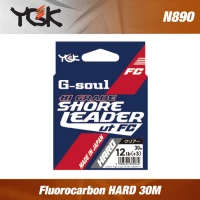 Fir Fluorocarbon YGK G-SOUL HG SHORE LEADER FC HARD 30M 0.30mm 15lb