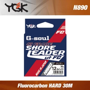 Fir Fluorocarbon Ygk G-soul Hg Shore Leader Fc Hard 30m 0.30mm 15lb