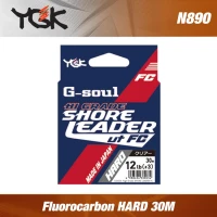 Fir Fluorocarbon YGK G-SOUL HG SHORE LEADER FC HARD 30M 0.70mm 32lb