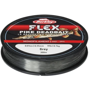 Fir Monofilament Berkley Flex Pike Deadbait, 300m, 0.30mm, 6.80kg