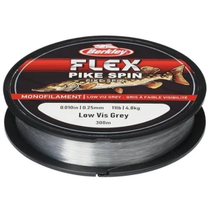 Fir Monofilament Berkley Flex Pike Spin, 300m, 0.22mm, 3.65kg