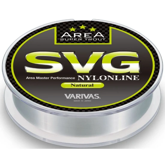 Fir Monofilament Varivas Super Trout Area SVG, Natural, 0.104mm, 2.5lbs,  150m -V6015004 (Varivas)
