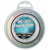 Fir SAVAGE GEAR Soft Fluoro Carbon Transparent, 0.49mm, 15.2kg-33.5lbs, 35m
