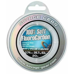 Fir Savage Gear Soft Fluoro Carbon Transparent, 0.49mm, 15.2kg-33.5lbs, 35m