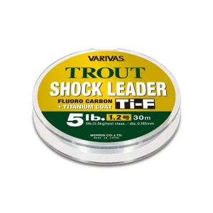 Fir Varivas Shockleader Fluorocarbon Ti-f Titanium 0.148mm 30m 3lb