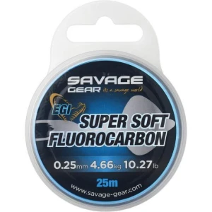 Fir fluorocarbon Savage Gear Soft Fluorocarbon EGI 0.25mm 4.66kg 25m Fir fluorocarbon Savage Gear Soft Fluorocarbon EGI 0.25mm 4.66kg 25m