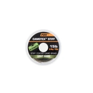 Fir Textil Camotex Dark Stiff 25lb 20mt Fox
