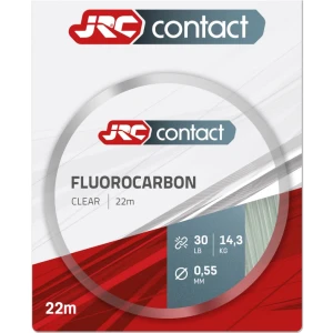 Fir Jrc Contact Fluorocarbon Hooklink, Clear, 14.3kg, 30lb, 22m