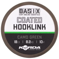 Fir KORDA BASIX COATED HOOKLINK 25LB/10M Fir KORDA BASIX COATED HOOKLINK 25LB/10M