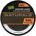 Fir Leadcore Fox Naturals, 25m, 50lb/22.7kg