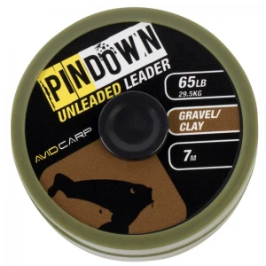 Fir Leadcore Fara Plumb Avid Carp Pin Down Unleaded Leader 65lbs 7m