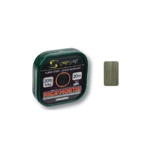 Fir Monofilament Carp Spirit Riga Mortis Lo-vis Green Chod Hooklink 20m, 25lbs, 11.30kg