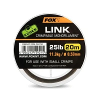 Fir Monofilament FOX Edges Link Crimpable Mono Khaki 20m 0.53/25lbs Fir Monofilament FOX Edges Link Crimpable Mono Khaki 20m 0.53/25lbs
