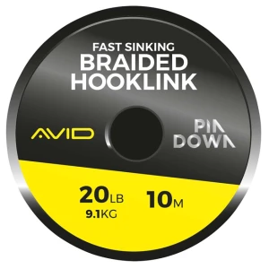 Fir Textil Avid Carp Pindown Braided Hooklink 10m 20lbs