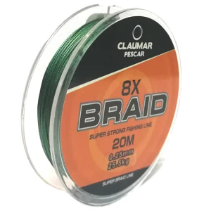 Fir Textil Claumar Pescar 8x Super Braid Strong 20m 58.0kg 0.35mm