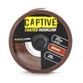 Fir Textil Cu Camasa Avid Carp Captive Coated Hooklink 20m 0.62mm 15.9kg  Maro