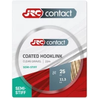 Fir Textil JRC Contact Coated Hooklink Semi Stiff, Clear Gravel, 11.3kg, 25lbs, 22m