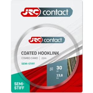 Fir Textil Jrc Contact Coated Hooklink Semi Stiff, Deep Silt, 13.6kg, 30lbs, 22m