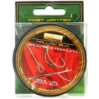Fir Textil Pb Products Hollow Silk Spliceable Hooklink, Multi Silt, 30lbs, 10m