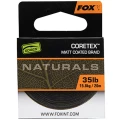 Fir Textil cu Camasa Fox Naturals Coretex, Verde Inchis, 20m, 35lb/15.8KG Fir Textil cu Camasa Fox Naturals Coretex, Verde Inchis, 20m, 35lb/15.8KG