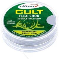 Fir monofilament Climax CULT CRAP FLEXI CHOD MONO HOOKLINK 20m 0.40mm 15lb