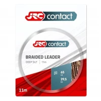 Leadcore Jrc Contact Braided Leader, Deep Silt, 18.1kg, 40lbs, 11m