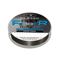 FIR TEXTIL CLIMAX CULT FAST SINKING FEEDER DROPLINK 10M DARK GREY 0.21mm 10.6kg FIR TEXTIL CLIMAX CULT FAST SINKING FEEDER DROPLINK 10M DARK GREY 0.21mm 10.6kg