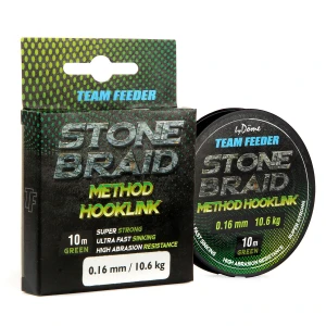 Fir Textil Team Feeder Stone Braid Green By Dome Gabor 10m 0.08mm 3.0kg