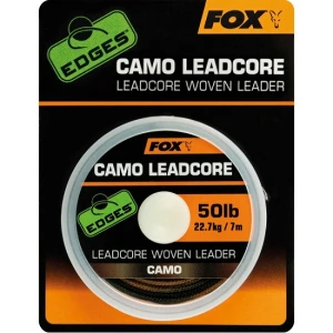 Fir Leadcore Fox Camo Woven Leader 25m 50lb