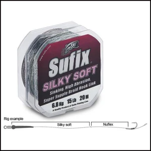 Fir Sufix Silky Soft 20m 25lb/clay Gray