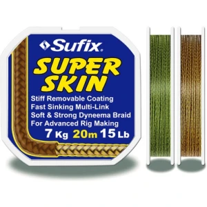 Fir Sufix Super Skin 20m 15lb/moss Green