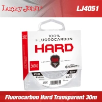 Fir Fluorocarbon Lucky John Hard Transparent 30m 0.18mm 2.6kg Fir Fluorocarbon Lucky John Hard Transparent 30m 0.18mm 2.6kg