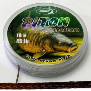 Katran Lead Core Piton Camo Brown Black 35lb 10 M/35lb/10 M/camo Brown Black