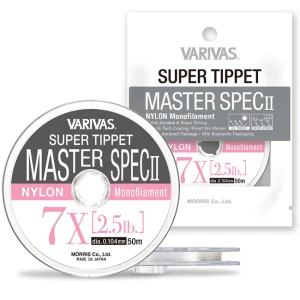 FIR MONOFILAMENT FLY VARIVAS SUPER  TIPPET MASTER SPEC ll NYLON 6.5X 50m 0.117mm 3.3lb FIR MONOFILAMENT FLY VARIVAS SUPER  TIPPET MASTER SPEC ll NYLON 6.5X 50m 0.117mm 3.3lb