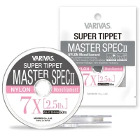 FIR MONOFILAMENT VARIVAS SUPER TIPPET MASTER SPEC II NYLON 50M 6X 0.128mm 3.5lbs FIR MONOFILAMENT VARIVAS SUPER TIPPET MASTER SPEC II NYLON 50M 6X 0.128mm 3.5lbs