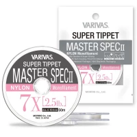 FIR MONOFILAMENT VARIVAS SUPER TIPPET MASTER SPEC II NYLON 50M 6X 0.128mm 3.5lbs