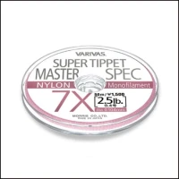 FIR MONOFILAMENT VARIVAS SUPER TIPPET MASTER SPEC NYLON 4X 50M FIR MONOFILAMENT VARIVAS SUPER TIPPET MASTER SPEC NYLON 4X 50M
