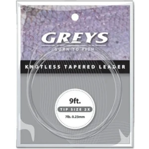 Fir Inaintas Conic Copolymer GREYS Greylon Knotless Tapered Leaders, 0.20mm, 2.7m