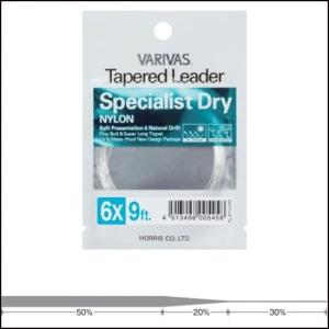 Inaintas Monofilament Varivas Fly Sp Dry 9ft/2.74m 4x