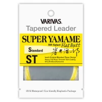 Inaintas Conic Varivas Fly Tapered Leader Super Yamame Flat Butt St 15ft/4.57m 4X Flash Yellow