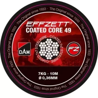 Fir DAM Effzett Coated Core49 Steeltrace 7X7 Brown, 0.60mm, 16kg, 10m