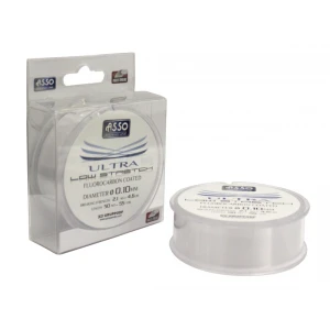 Fir Fluorocarbon Asso Ultra Low Stretch Line, 0.16mm, 4.60 Kg, 50m, Transparent
