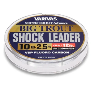 Fir Monofilament Varivas Big Trout Shockleader Fluorocarbon Vsp 30m 0.330mm 18lb