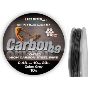 Fir Savage Gear Pentru Struna 7x7 Carbon 49, 0.70mm, 23kg, 10m
