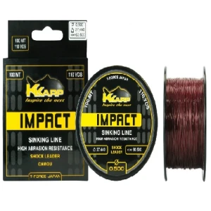 Fir Monofilament K-karp Impact Shock Leader 0.60mm 100m