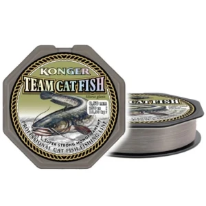 Fir Monofilament Konger Team Catfish Grey 0.45mm, 15.9kg, 250m Fir Monofilament Konger Team Catfish Grey 0.45mm, 15.9kg, 250m