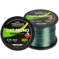 Fir Monofilamet Wizard Cat Mono Line Dark Green, 300m, 0.40mm, 19.6kg