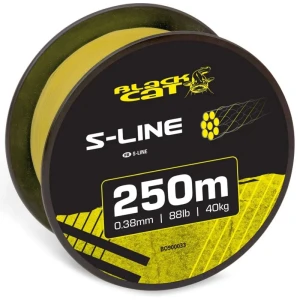 Fir Textil BLACK CAT S-Line Yellow, 250m, 0.38mm, 40kg/88lb