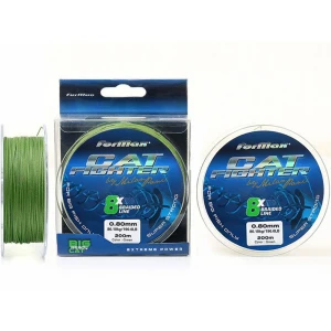 Fir Textil FORMAX Cat Fighter Braid X8, Verde, 54.43kg, 0.60mm, 200m
