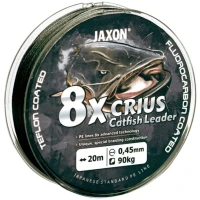 Fir Textil JAXON Crius PE X8 Catfish Leader Black, 130kg, 0.65mm, 20m